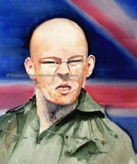 Hooligan, original watercolour painting by Robin Storey