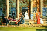 The Big Day, original watercolour painting by Robin Storey