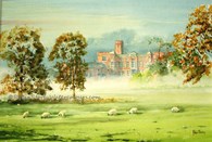 Misty Morning Burton Constable, original watercolour painting by Robin Storey