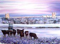 Frosty Westwood, original watercolour painting by Robin Storey
