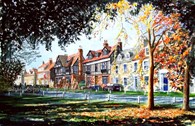 Autumn North Bar, original watercolour painting by Robin Storey