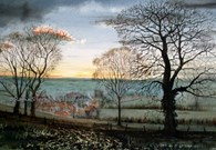 Etton, original watercolour painting by Robin Storey