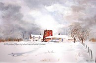 Beverley Golf Club, original watercolour painting by Robin Storey
