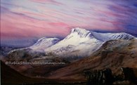 Langdale Valley and Pike, original watercolour painting by Robin Storey