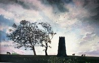 Black Mill Morning, original watercolour painting by Robin Storey