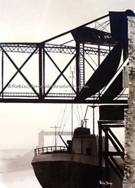 Connections, original watercolour painting by Robin Storey