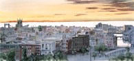 Hull, early morning, original watercolour painting by Robin Storey