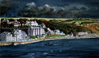 Filey Bay, original watercolour painting by Robin Storey
