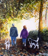 Those we loved, original watercolour painting by Robin Storey