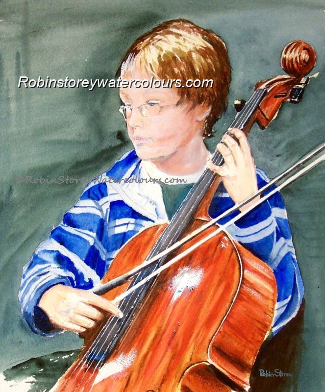 Jake ,original watercolour by Robin Storey Jake ,original watercolour by Robin Storey