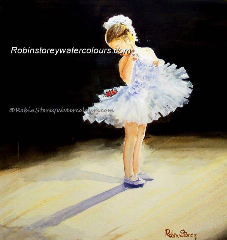 Butterfly ,original watercolour by Robin Storey Butterfly ,original watercolour by Robin Storey