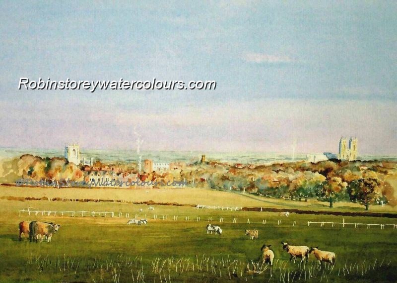 Westwood ,original watercolour by Robin Storey Westwood ,original watercolour by Robin Storey