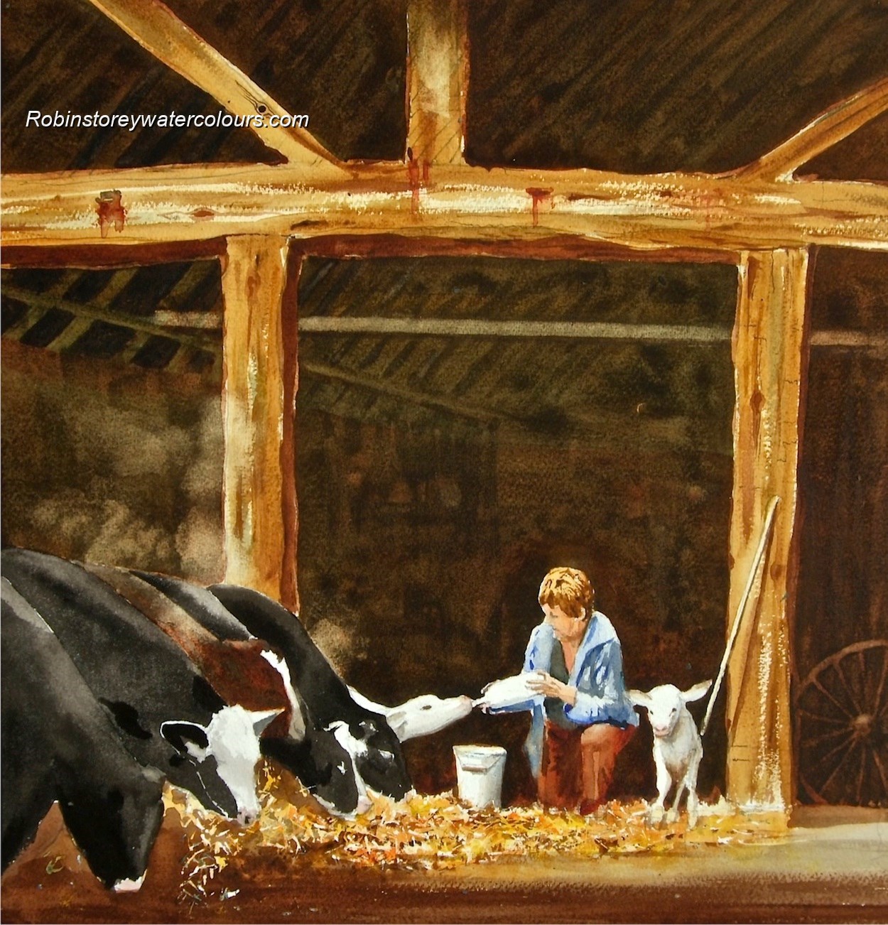 Ladies who lunch ,original watercolour by Robin Storey Ladies who lunch ,original watercolour by Robin Storey